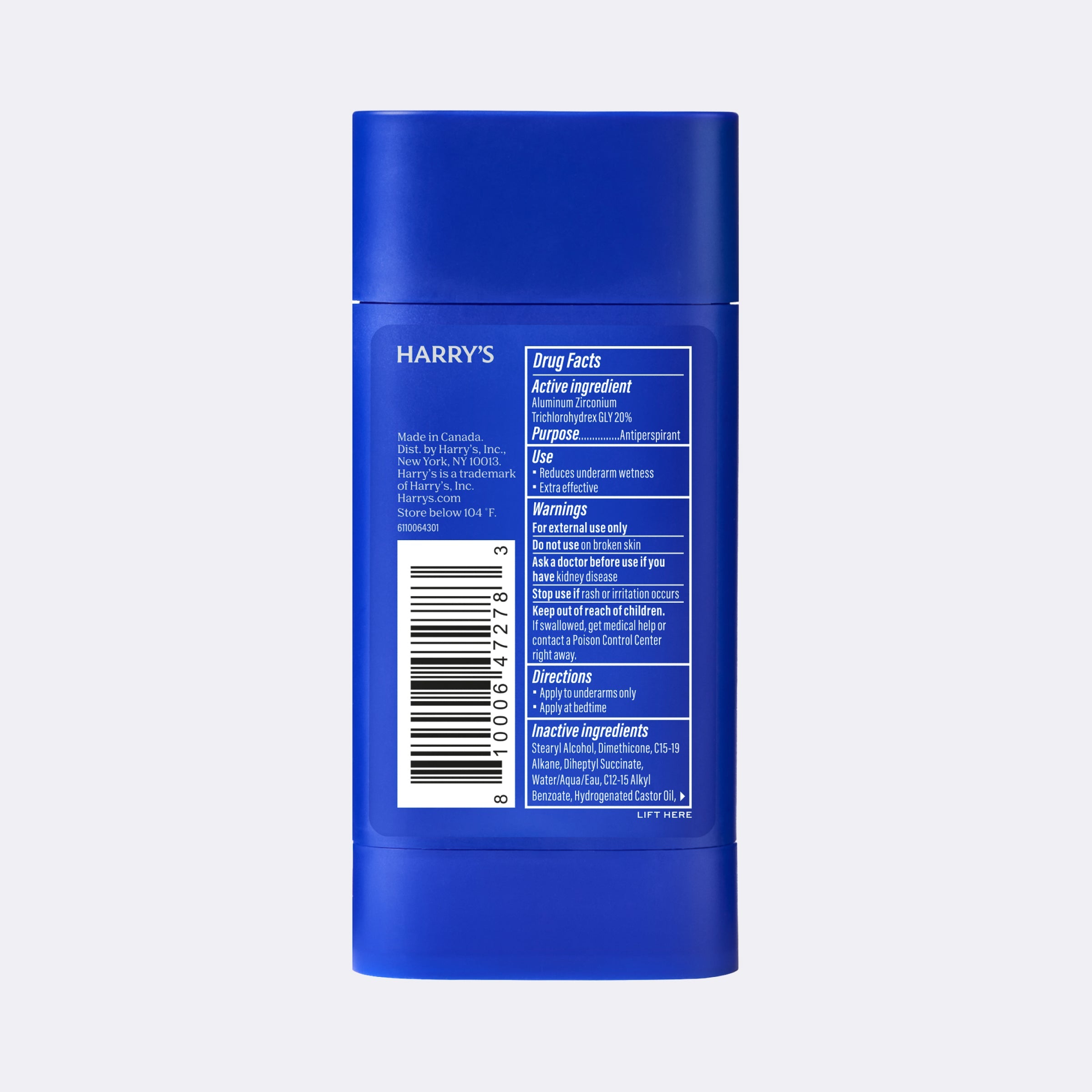 Stone Extra-Strength Antiperspirant | 72 HR Sweat &amp; Odor Protection